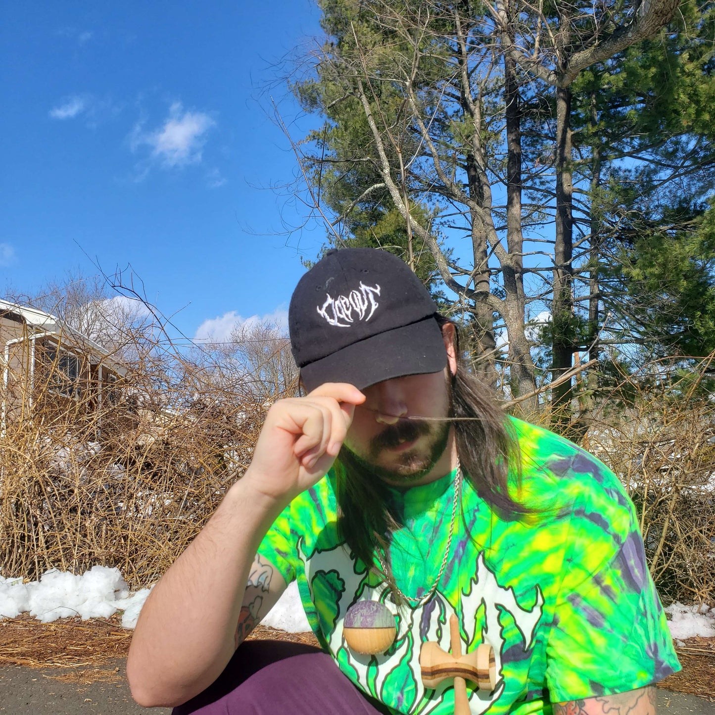 METAL OCCULT LOGO DAD HAT