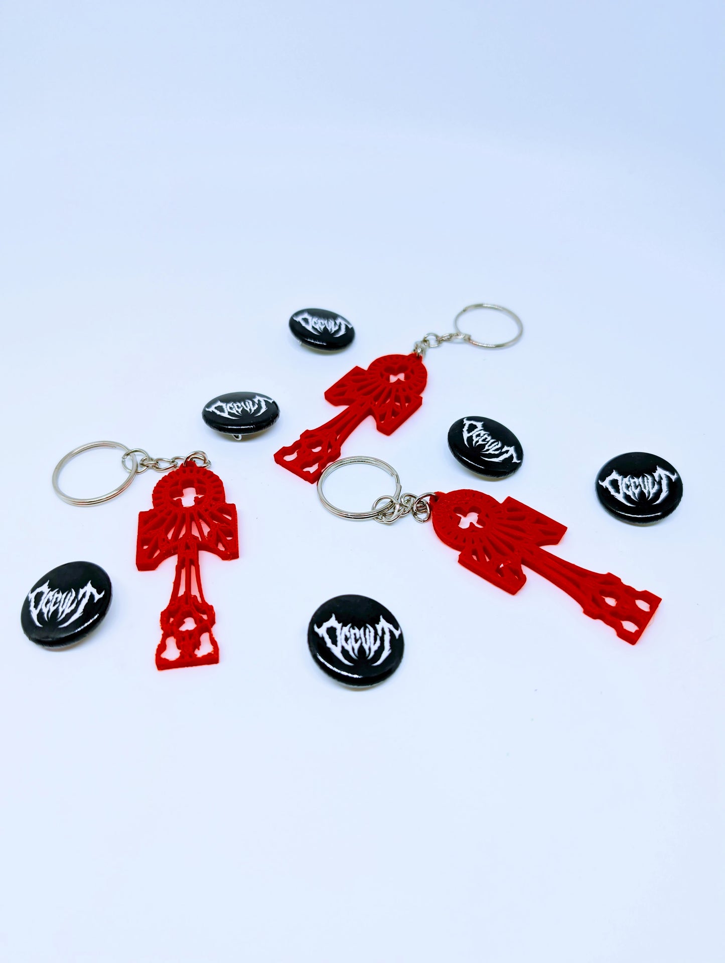 Kendama Keychain and pin combo