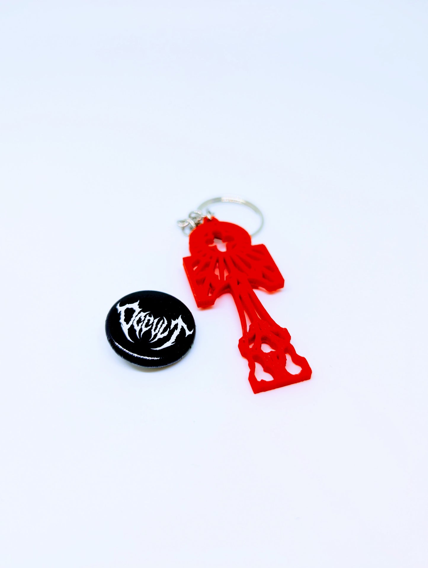 Kendama Keychain and pin combo