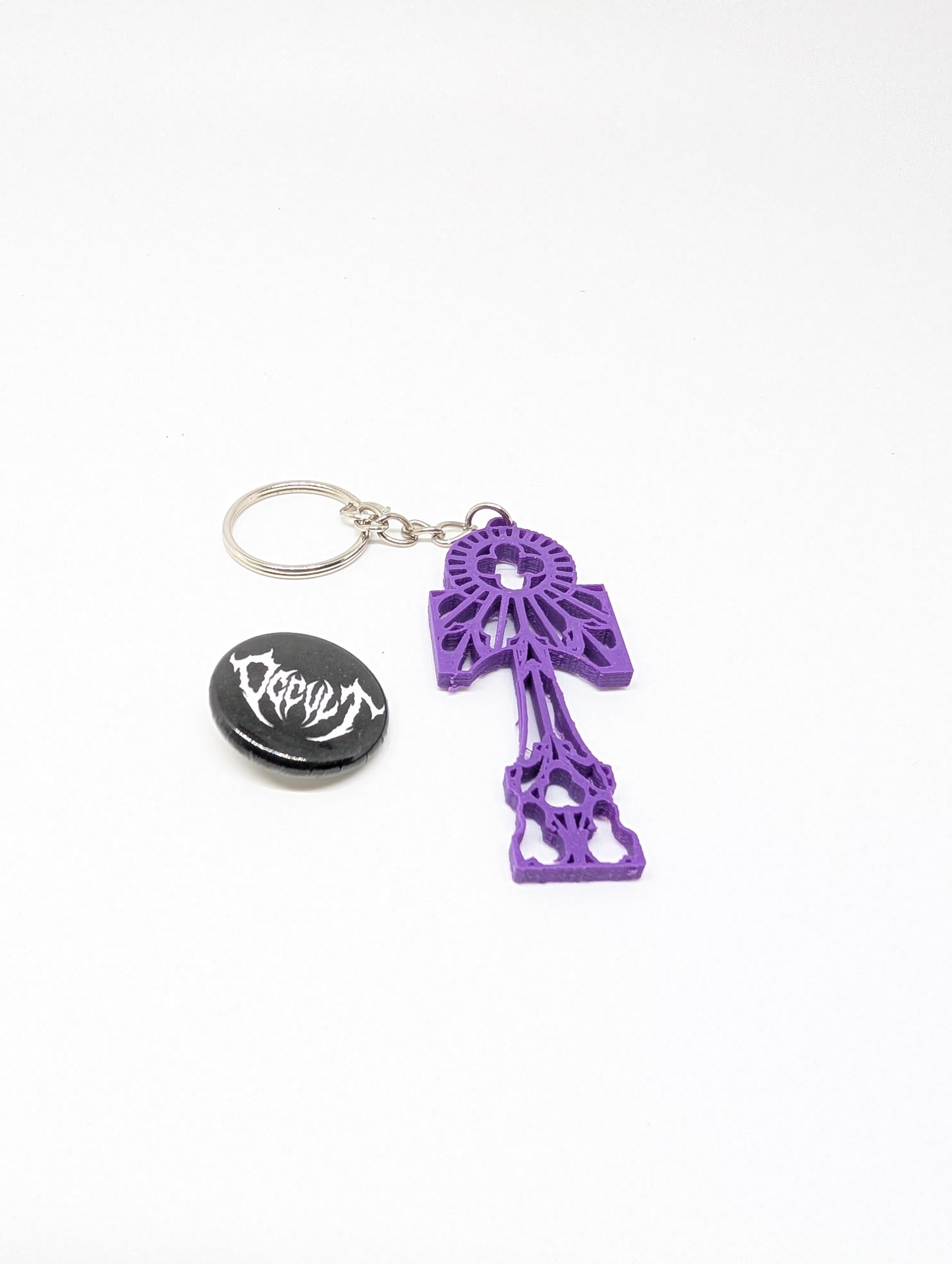 Kendama Keychain and pin combo
