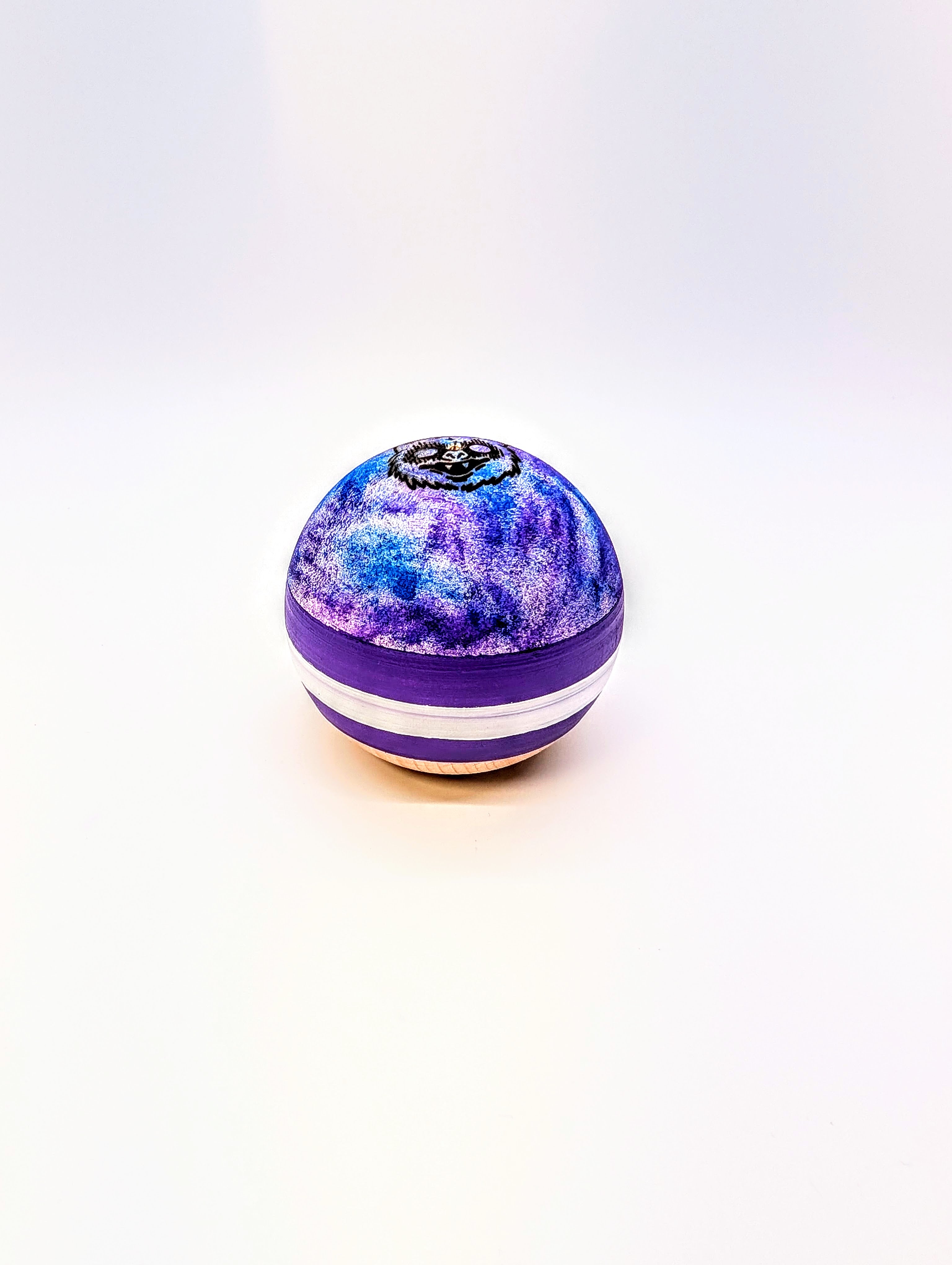 Halloween tamas (Shadow Clear) – Occult Kendamas
