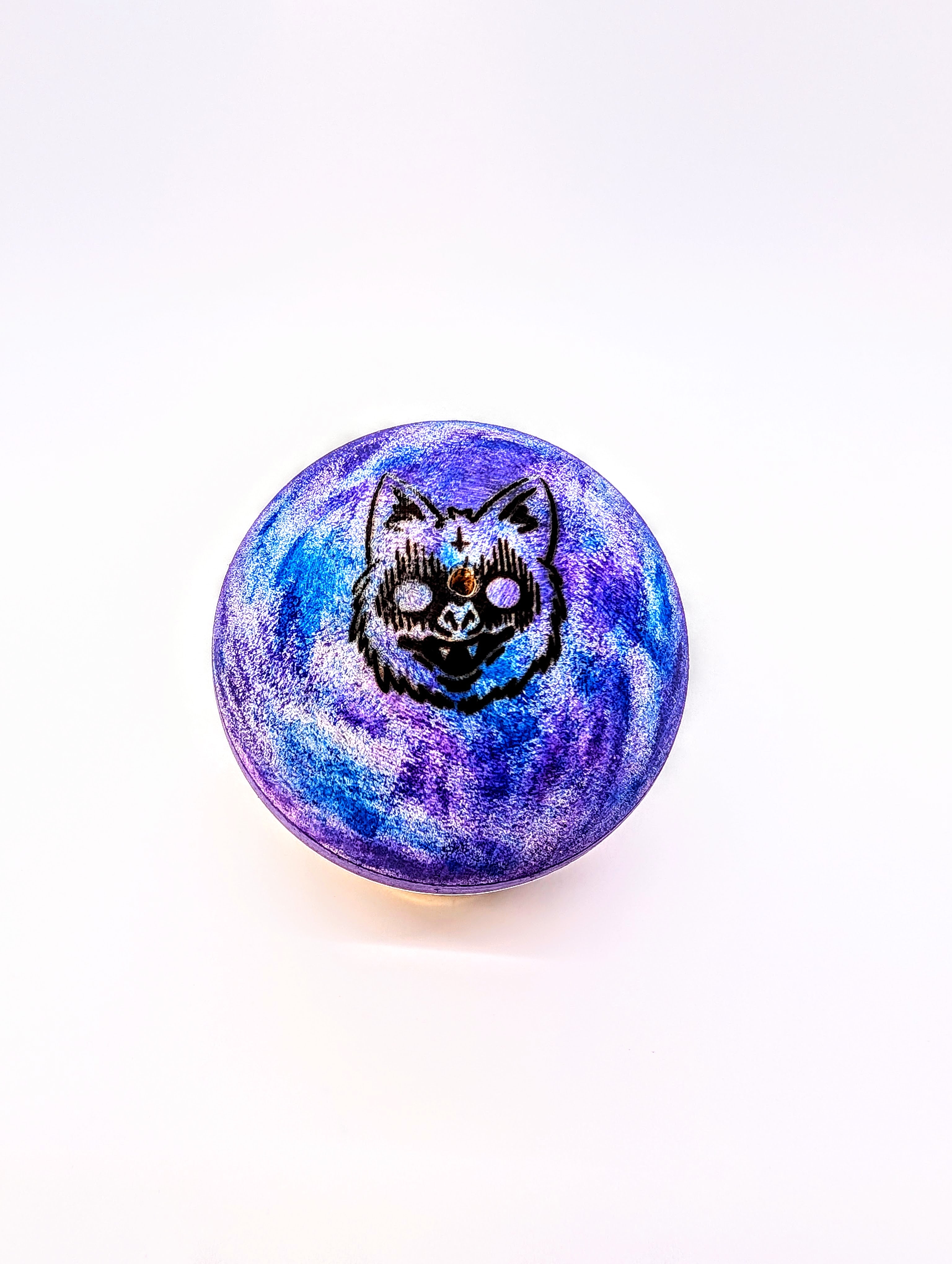 アメジスト　タマゴ Halloween tamas (Shadow Clear) – Occult Kendamas